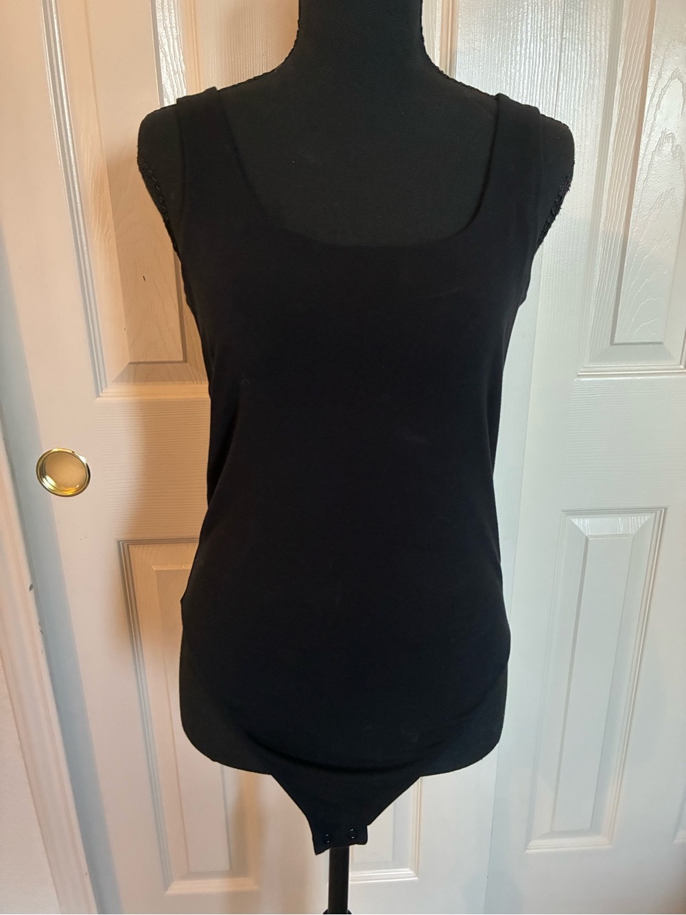 Old Navy Black Scoop Neck Bodysuit
